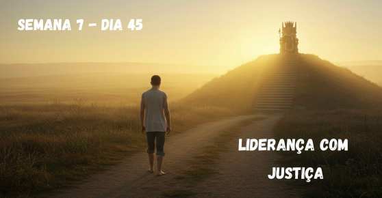 Dia 45 – Liderança com Justiça
